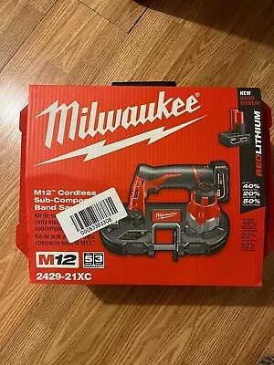 Milwaukee Tool 2429-21Xc M12 Cordless Sub-Compact Band Saw Kit • $219
