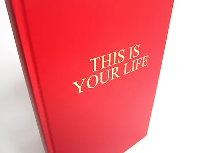 This Is Your Life Gold Embossed Memory Album Scrapbook Photo Keepsake A3/A4 • £15.95