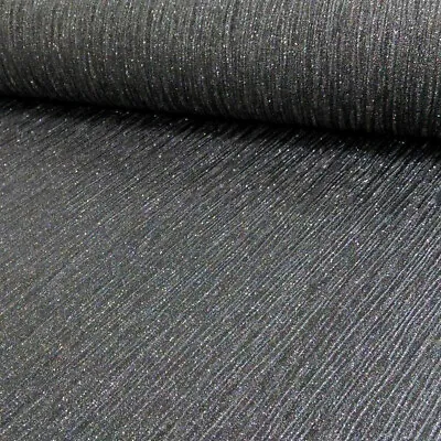 Crystal Glitter Black Shiny Shimmer Plain Wallpaper Slightly Imperfect • £7.49