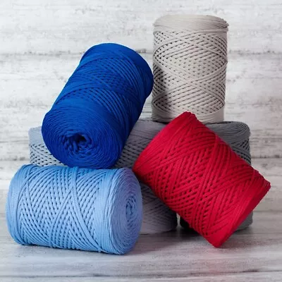 £15.89 • Buy MACRAME Cord String Rope Craft DIY 2mm RADKAR 250m POLYESTER Not Waxed Braided