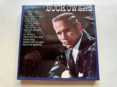 The Best Of Buck Owens (1964) 7  Cine Reel-To-Reel 3 ¾ Ips 4-Track Stereo SEALED • $39.99