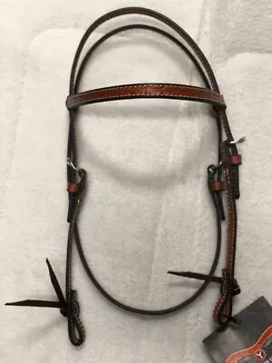 Circle Y Salt River Tooled Browband Bridle  Regular Oil #0125-6604 ~ NEW • $92.99