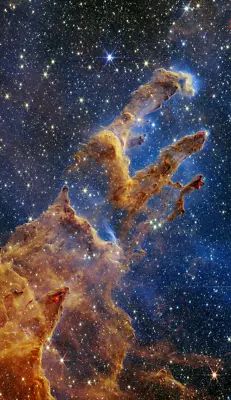 Pillars Of Creation James Webb Space Telescope Nebula Stars Space Photo Poster • $27.99