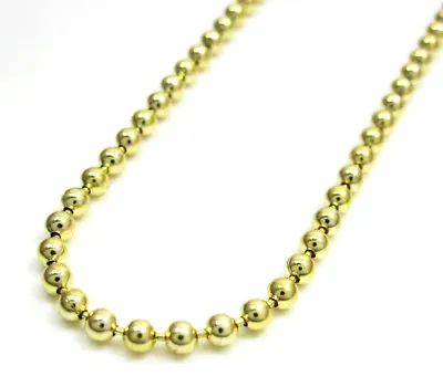 14k Yellow Gold 2mm Smooth Plain MILITARY DOG TAG Chain Necklace 16  - 24  • $442.52