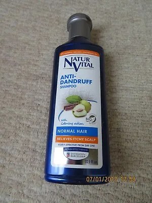 £12.99 • Buy Natur Vital - Anti-dandruff Shampoo For Normal Hair - New Genuine Item - 300 Ml