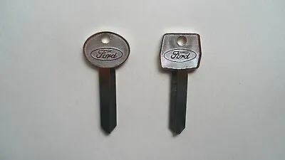 $11.95 • Buy 2 Vintage Ford Keys! Fits: Ford Mustang Torino Fairlane Truck Ltd Galaxi Bronco