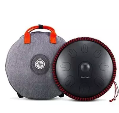 BeatRise Handpan Steel Tongue Drum D Minor 9 Notes 14” With Case • $139.99