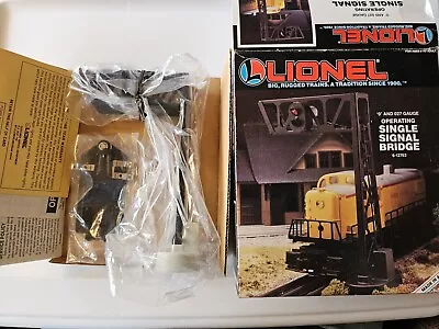 Lionel Operating Single Signal Bridge Accessory 6-12763 O Gauge Train  • $28