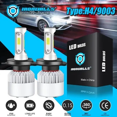 LED Headlights Bulbs H4 9003 For Honda CR-V CRV 2007-2014 Hi/Lo Beam White 6000K • $19.99