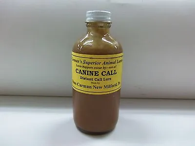 Carman's  Canine Call  Lure 4 Oz Traps Trapping Coyote Bobcat Fisher Marten Wolf • $33.95