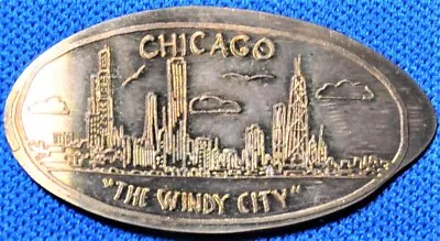 UNK: Vintage Elongated Cent: CHICAGO THE WINDY CITY • $2.50