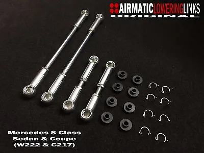 Mercedes S Class & Coupe S500 S63 S65 W222 C217 Lowering Kit / Linkages • $89