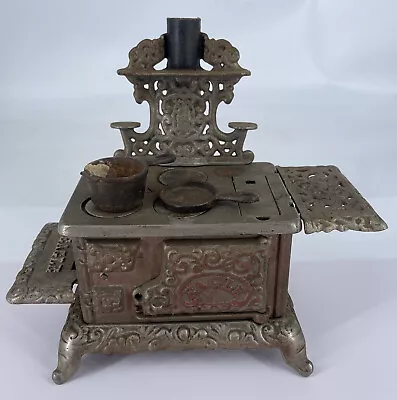 $79 • Buy VINTAGE ANTIQUE EAGLE CAST IRON STOVE MINIATURE SALESMAN SAMPLE  Rare Antique