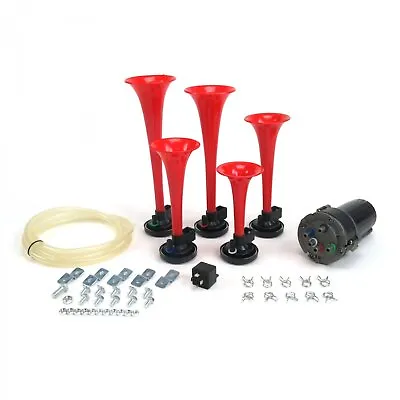 The Roach Coach 5 Trumpet La Cucaracha Air Horn Kit With Compressor   • $119.94