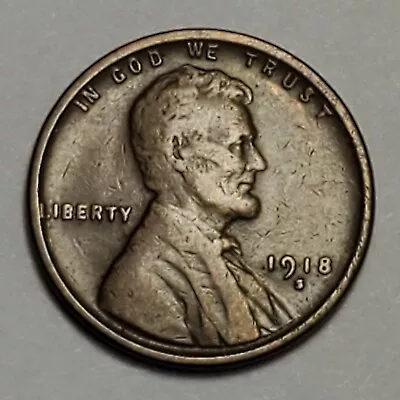 Nicer Low Mintage 1918 S Lincoln Wheat Cent • $1