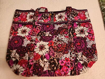 Vera Bradley XL Vera Tote - Rosewood - NWT - Retired Pattern • $39.99