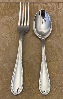 $97.75 • Buy Dinner Fork & Soup Spoon Waterford POWERSCOURT Stainless 18/10 Glossy  —#A105