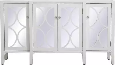 Credenza Sideboard Transitional White Solid Wood • $1589