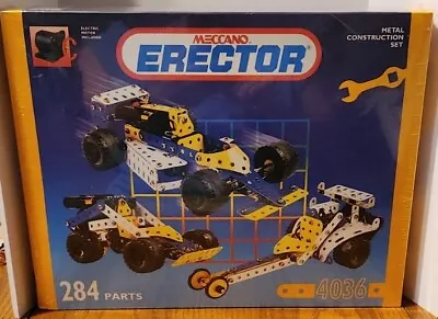 Meccano Erector Metal Construction Set 4036 (034036) • 284 Parts • New Sealed  • $35