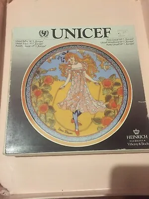 VILLEROY & BOCH HEINRICH UNICEF CHILDREN OF THE WORLD PLATE NO.1 Europe • £9.99