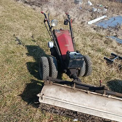 Vintage Gravely Model L Walk Behind Tractor Elec. Start With Street Sweeper • $1250