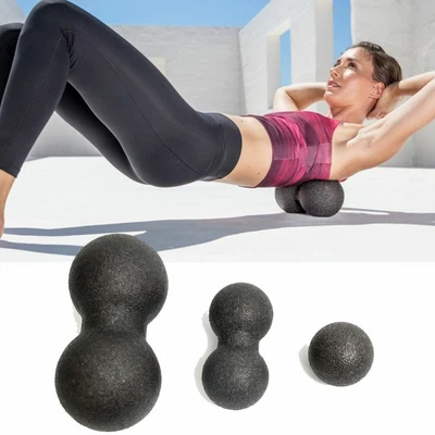 $10.87 • Buy Yoga Equipment Women Block Roller Peanut Ball Set Massage Therapy Relax Exercise