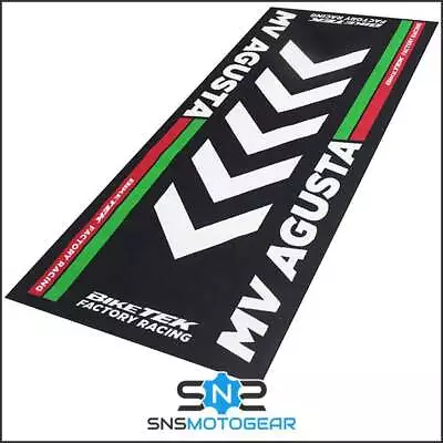 BikeTek Motorcycle Motorbike Workshop Bike Garage Mat - MV Agusta 190cm X 80cm • $62.16