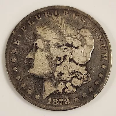 1878-CC Morgan Silver Dollar $1 Carson City In VG/F Condition #2 • $139.94