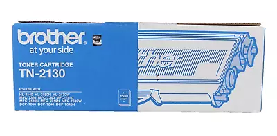 Brother TN-2130 Genuine BLACK Toner - Brand New Opened Box - Save $ - 1500 Pages • $49.95