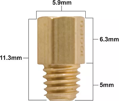 Genuine Mikuni VM TM Carburetor Large Hex 4/042 Size 140 Main Jet VM4/042/140 • $4.65