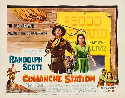 Comanche Station 1959 Dvd. Randolph Scott. Copy Of Public Domain Film. Disc Only • £3.95