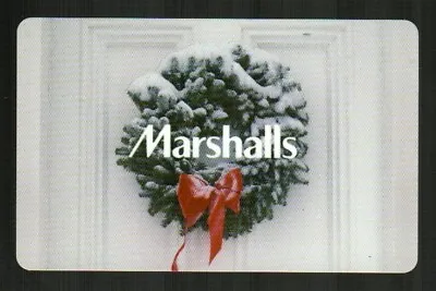 MARSHALLS Snow Covered Wreath ( 2008 ) Gift Card ( $0 ) • $2.50