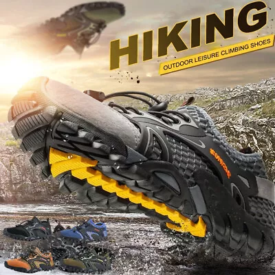 Mens Hiking Shoes Outdoor Casual Trekking Sneakers Non-slip Wading Water Shoes • $33.72