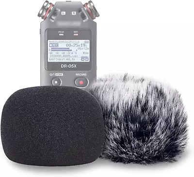 2Packs DR05X Windscreen Muff And Foam Compatible With Tascam DR-05X DR-05 Mic • $20.46