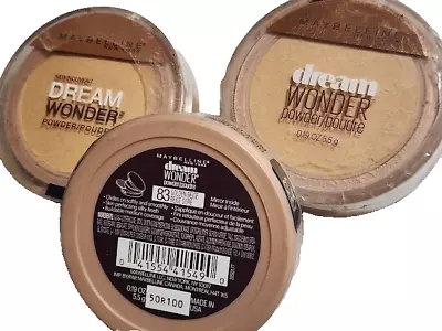 Maybelline Dream Wonder Powder Shade 83 Golden Beige Pressed Buildable Sealed • $9.99