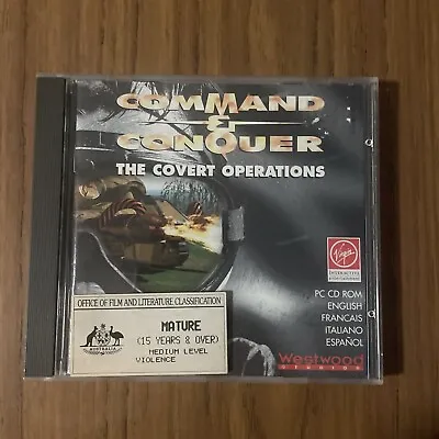 Command And Conquer Covert Operations PC Windows Westwood Studios Pic CD-ROM • $10.50