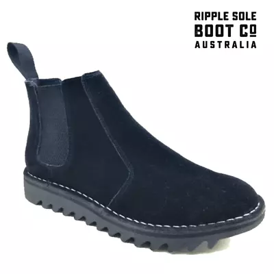 $143.99 • Buy GENUINE ROLLERS: Ripple Sole Men's Ducatti Suede Leather Chelsea Boot