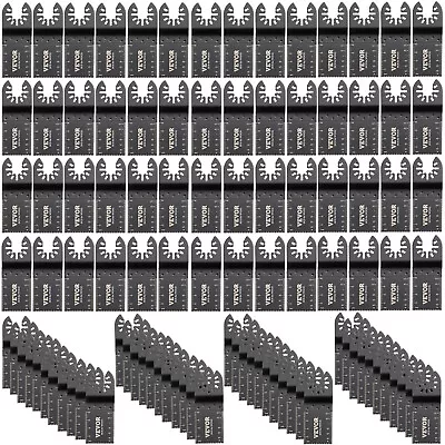 $47.99 • Buy VEVOR Oscillating Multi Tool Saw Blades Multi Tool Blades 100PCS For Wood Metal