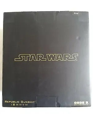Star Wars Republic Gun Ship Code 3 Collectibles Limited Edition Rare BNIP • £500