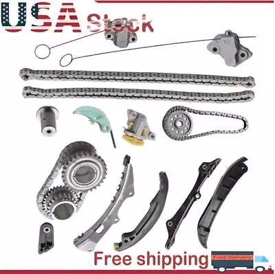 Timing Chain Kit Camshaft Phaser Fit Maserati Quattroporte S Ghibli S Q4 Levante • $143