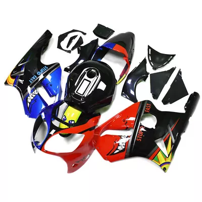 Injection Red Blue Fairing Kit For 2000 2001 Kawasaki Ninja ZX12R ABS Bodywork • $470.95