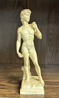 Michelangelo Sculpture Of David 9 Inches Tall Made In Italy & Signed - FreeShip • $24.95