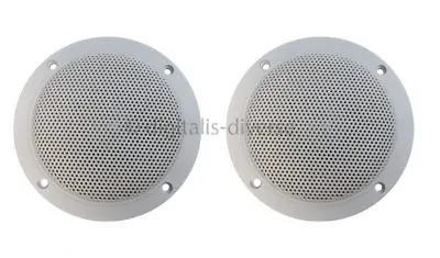 Pair Of 4  Moisture Resistant Ceiling Speakers For Bathroom Kitchen Etc 4 Ohm • £12.99