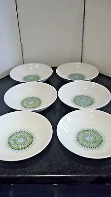 JG Meakin Retro Aztec 6x Soup Bowls7.5  ** • £30