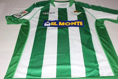 T-Shirt Real Betis Cup Final King 2005 Kappa Size L No 24 Edu Reissue • £70.51