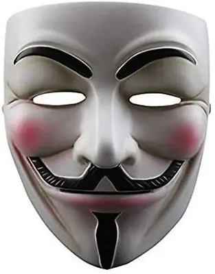 V For Vendetta Guy Fawkes Mask Quality Anonymous Mask Halloween Costume Hackers  • $50.99
