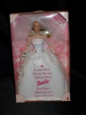 1999 Blushing Bride Barbie Doll Blonde 25776 Bilingual Box NRFB • $22.46