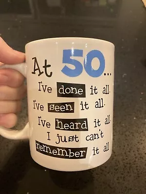 £1.99 • Buy Extra Large 50th Birthday Funny Mug 