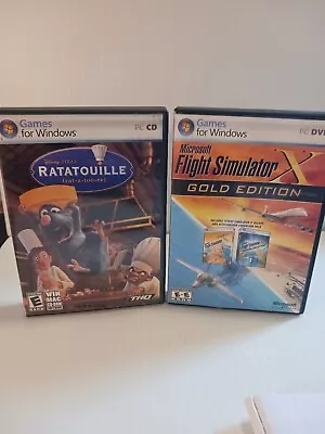 Microsoft Flight Simulator Gold Edition And Ratatouille For Windows • $19.99