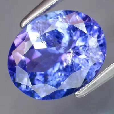 2.56Ct.Ravishing Color&Full Fire! Natural Purplish Blue Tanzanite Tanzania • $0.99